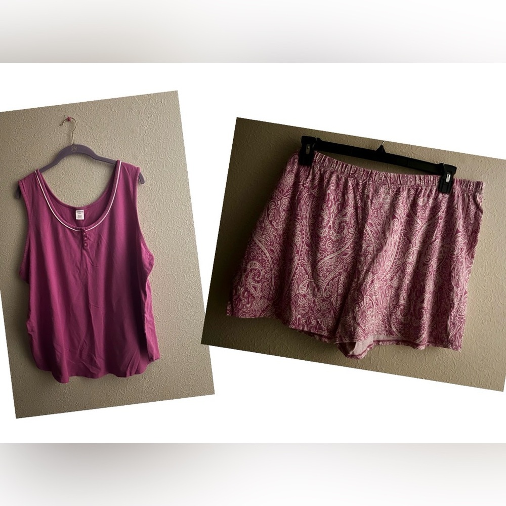 Liz Claiborne Pink Paisley Pajama Set